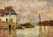 Alfred Sisley L Inondation a Port Marly painting